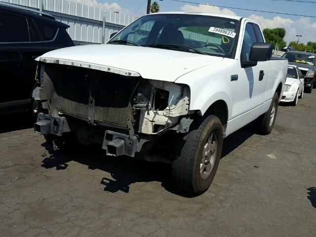 1FTRF12217KB10984 - 2007 FORD F150 WHITE photo 2