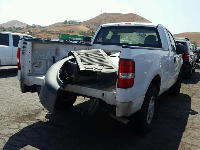 1FTRF12217KB10984 - 2007 FORD F150 WHITE photo 4