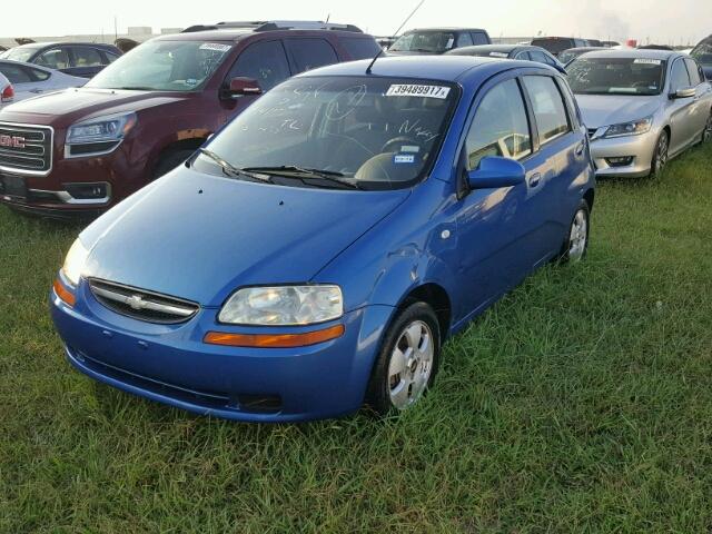 KL1TD666X6B554473 - 2006 CHEVROLET AVEO BLUE photo 2