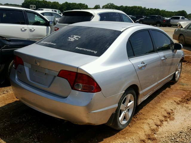 2HGFA16918H348899 - 2008 HONDA CIVIC EXL 银色 照片 4