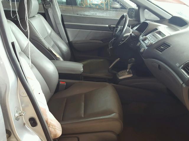 2HGFA16918H348899 - 2008 HONDA CIVIC EXL 银色 照片 5