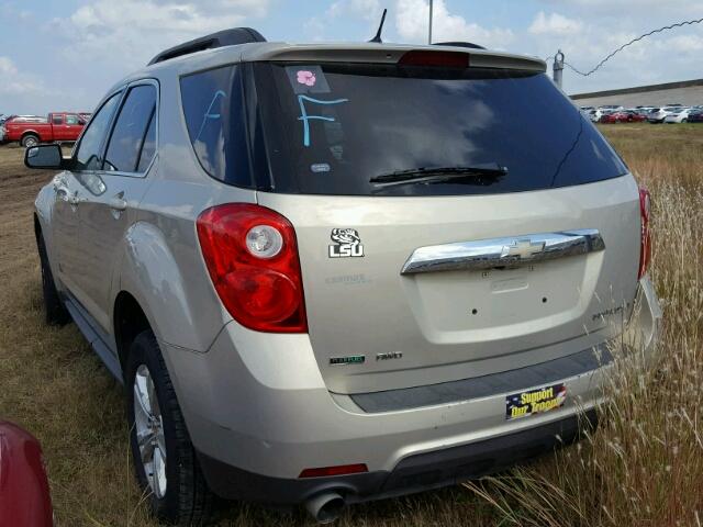 2GNFLNE51C6170440 - 2012 CHEVROLET EQUINOX LT TAN photo 3