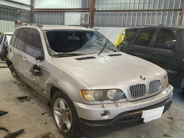 5UXFB33543LH43729 - 2003 BMW X5 4.4I SILVER photo 1