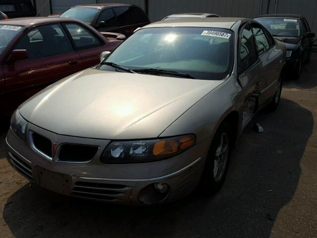 1G2HX54K514266457 - 2001 PONTIAC BONNEVILLE TAN photo 2