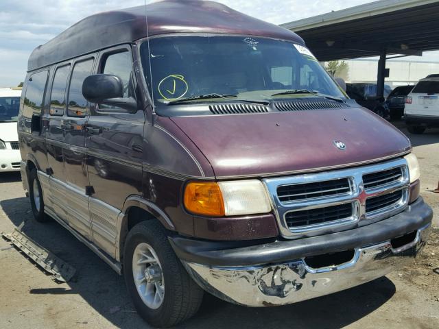 2B6HB11Y2YK176800 - 2000 DODGE RAM VAN B1 RED photo 1