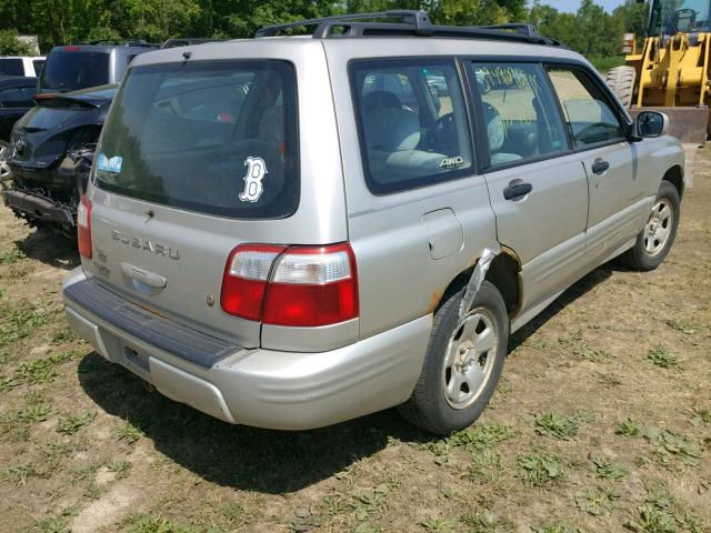 JF1SF656X1H716369 - 2001 SUBARU FORESTER S 银色 照片 4