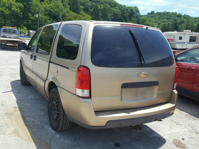 1GNDV23L66D157237 - 2006 CHEVROLET UPLANDER L 金色 照片 3