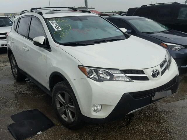 JTMWFREV5FD060617 - 2015 TOYOTA RAV4 XLE WHITE photo 1
