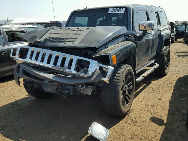 5GTDN136768181870 - 2006 HUMMER H3 BLACK photo 2