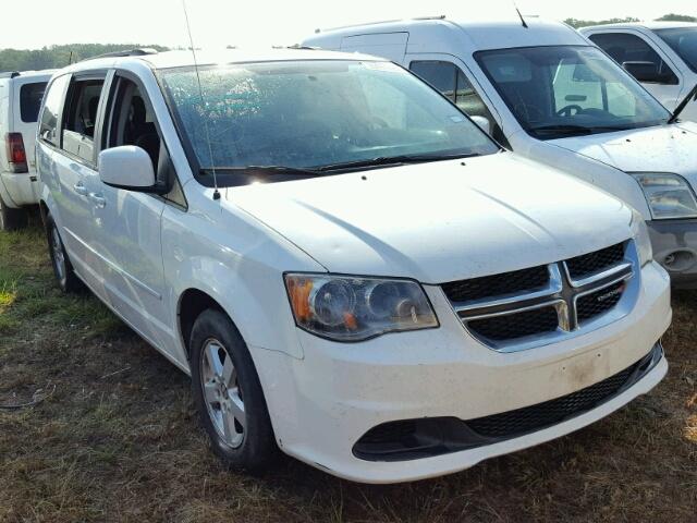 2C4RDGCGXCR228742 - 2012 DODGE GRAND CARA WHITE photo 1