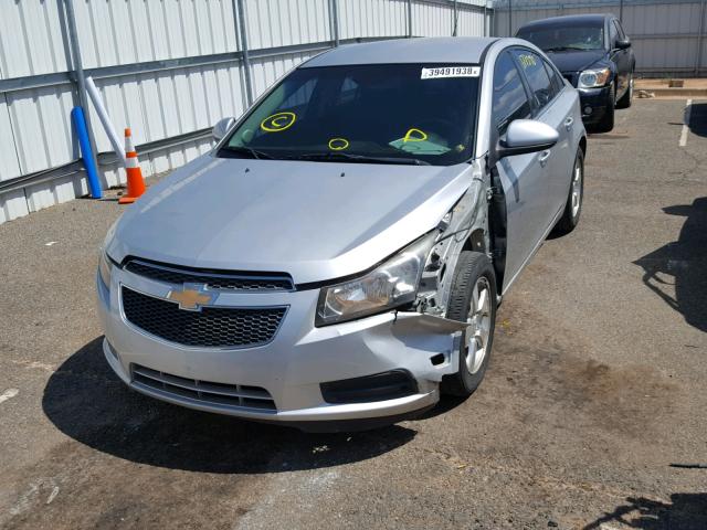 1G1PF5S96B7114142 - 2011 CHEVROLET CRUZE LT SILVER photo 9