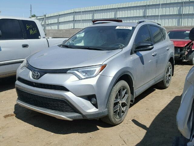 2T3JFREV9GW433379 - 2016 TOYOTA RAV4 SE SILVER photo 2