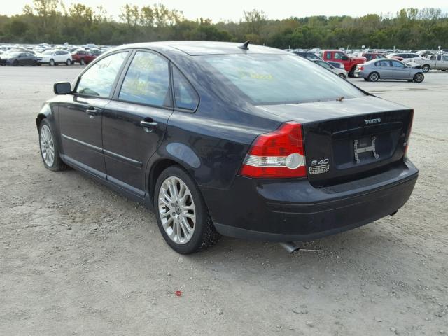 YV1MS682242023093 - 2004 VOLVO S40 BLACK photo 3