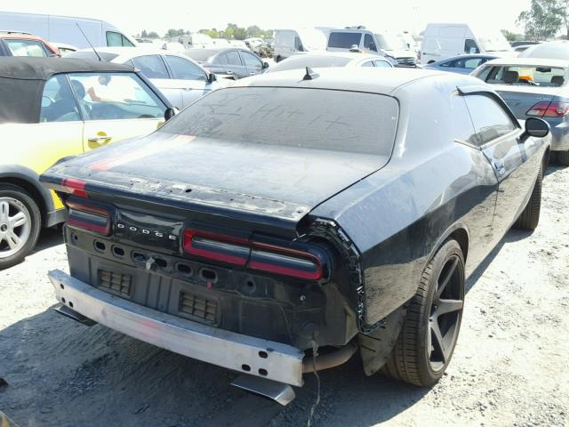 2C3CDZBT4FH900017 - 2015 DODGE CHALLENGER BLACK photo 4