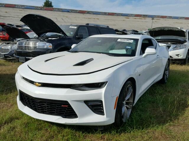 1G1FF1R73H0125965 - 2017 CHEVROLET CAMARO SS WHITE photo 2