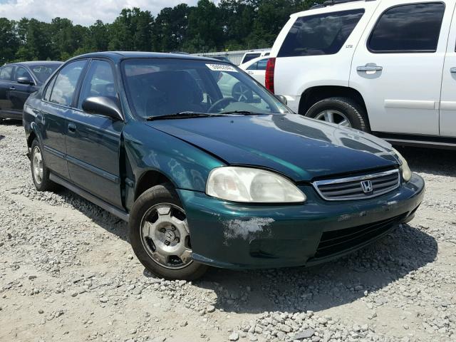 2HGEJ6619XH557616 - 1999 HONDA CIVIC BASE GREEN photo 1