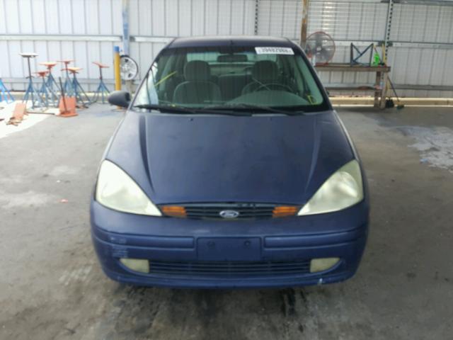 1FAFP38302W313917 - 2002 FORD FOCUS ZTS BLUE photo 9