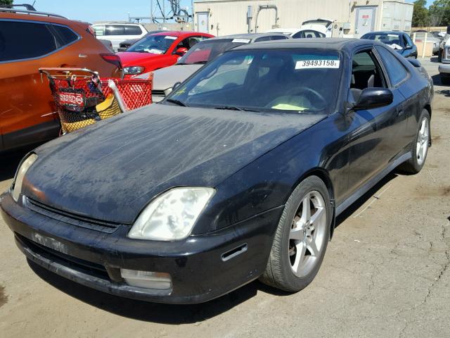 JHMBB6145YC007798 - 2000 HONDA PRELUDE BLACK photo 2