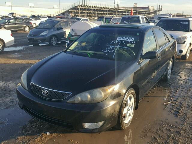 4T1BE32K16U702674 - 2006 TOYOTA CAMRY BLACK photo 2