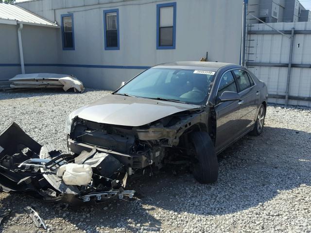 1G1ZC5EU8CF155297 - 2012 CHEVROLET MALIBU 1LT 棕色 照片 2