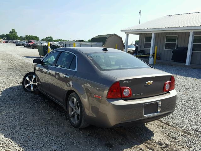 1G1ZC5EU8CF155297 - 2012 CHEVROLET MALIBU 1LT 棕色 照片 3