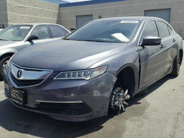 19UUB1F35HA006287 - 2017 ACURA TLX CHARCOAL photo 2