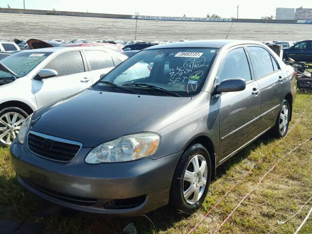 1NXBR32E16Z700437 - 2006 TOYOTA COROLLA CE GRAY photo 2