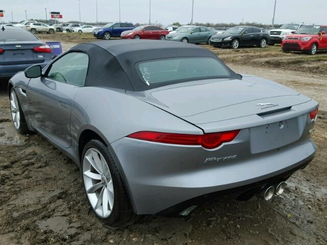 SAJWA6FC7E8K08284 - 2014 JAGUAR F-TYPE S GRAY photo 3