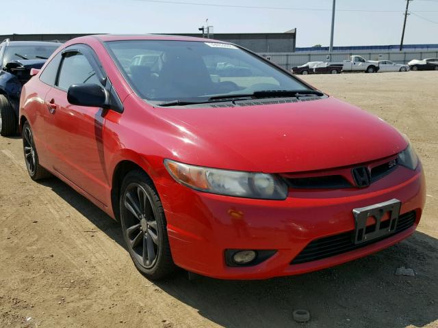 2HGFG21517H707093 - 2007 HONDA CIVIC SI RED photo 1