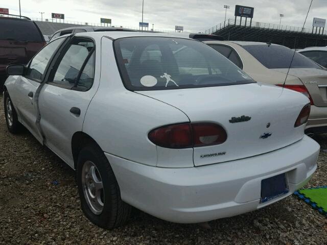 1G1JC5249Y7364468 - 2000 CHEVROLET CAVALIER WHITE photo 3