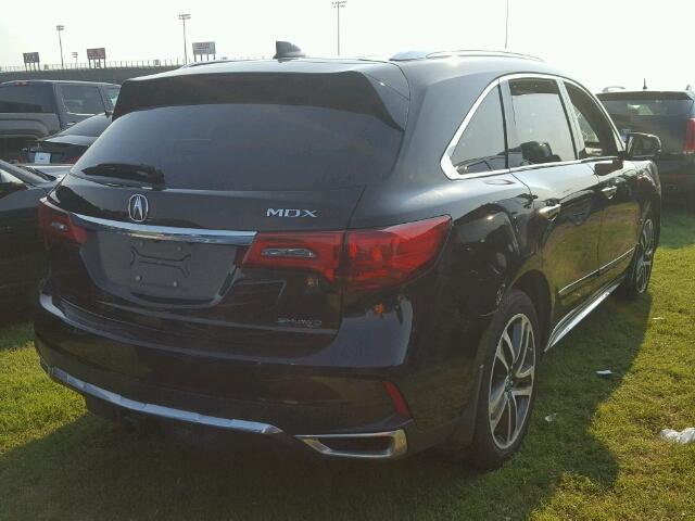 5FRYD4H82HB009349 - 2017 ACURA MDX შავი ფოტო 4