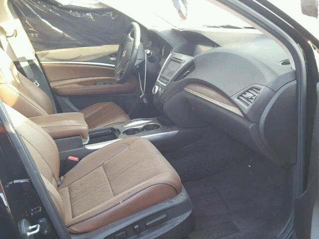5FRYD4H82HB009349 - 2017 ACURA MDX შავი ფოტო 5