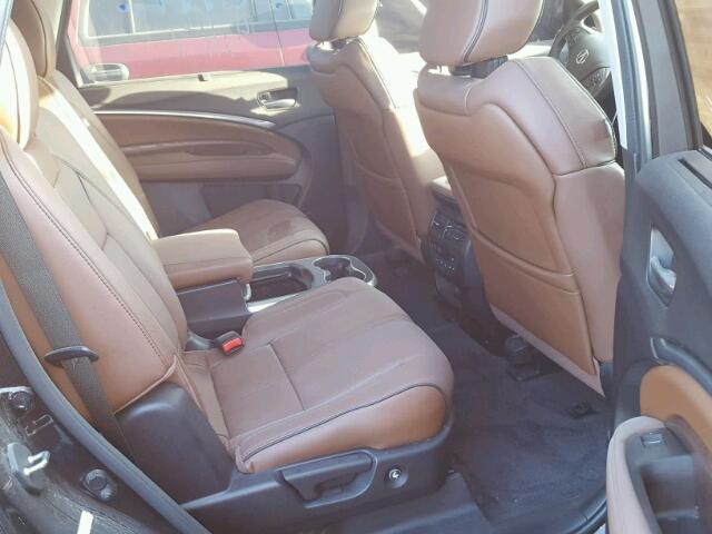 5FRYD4H82HB009349 - 2017 ACURA MDX შავი ფოტო 6