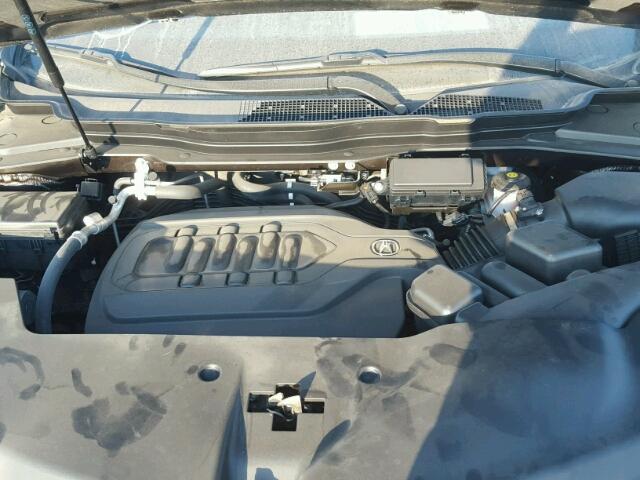 5FRYD4H82HB009349 - 2017 ACURA MDX შავი ფოტო 7