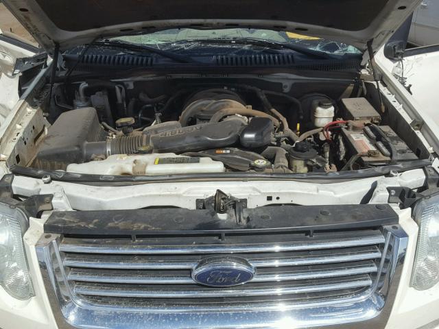 1FMEU75849UA31979 - 2009 FORD EXPLORER L WHITE photo 7