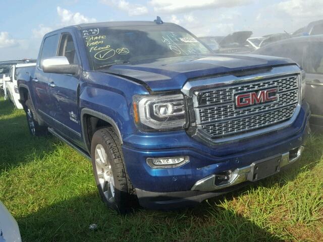 3GTU2PEC3GG358688 - 2016 GMC SIERRA BLUE photo 1