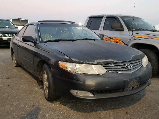 2T1CE22P92C006165 - 2002 TOYOTA CAMRY SOLA BLACK photo 1