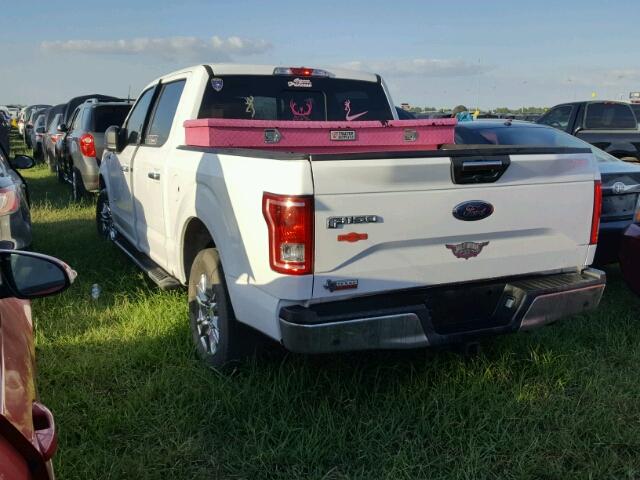 1FTEW1CP1FKD66131 - 2015 FORD F150 WHITE photo 3