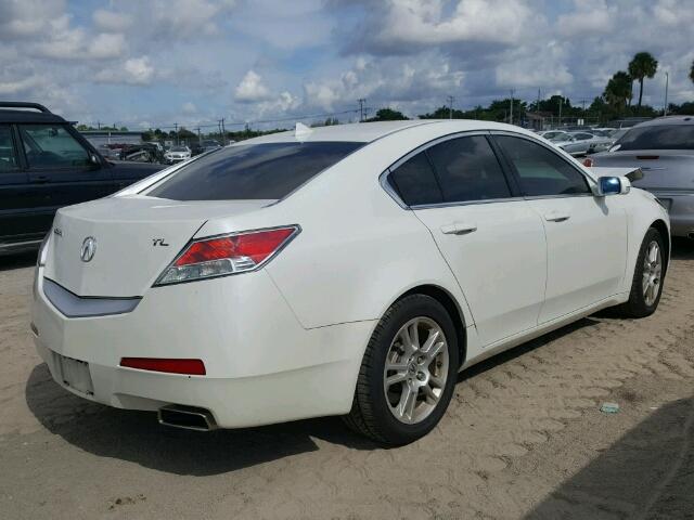 19UUA8F24AA009464 - 2010 ACURA TL WHITE photo 4