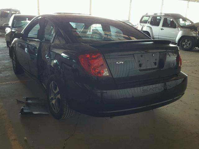 1G8AW12F35Z118244 - 2005 SATURN ION LEVEL BLACK photo 3