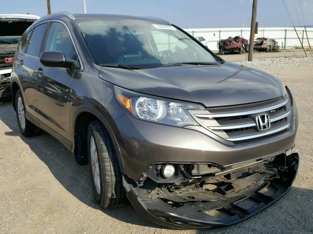 5J6RM3H78CL031721 - 2012 HONDA CR-V EXL GRAY photo 1