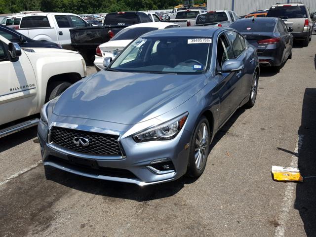 JN1EV7AP4JM364477 - 2018 INFINITI Q50 LUXE BLUE photo 2