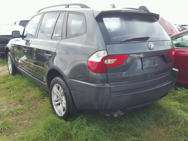 WBXPA934X5WD19480 - 2005 BMW X3 GRAY photo 3