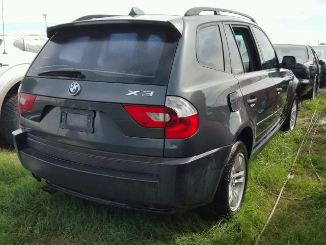 WBXPA934X5WD19480 - 2005 BMW X3 GRAY photo 4