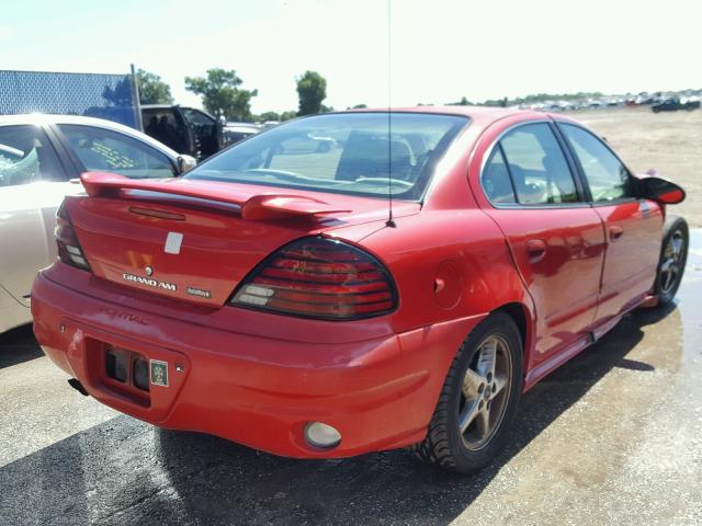 1G2NF52E43C133443 - 2003 PONTIAC GRAND AM S Qırmızı foto 4