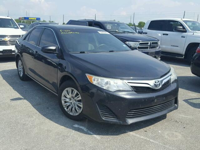 4T1BF1FK8CU157094 - 2012 TOYOTA CAMRY BASE BLACK photo 1