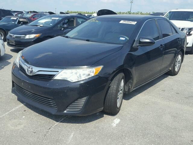 4T1BF1FK8CU157094 - 2012 TOYOTA CAMRY BASE BLACK photo 2