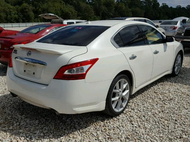 1N4AA51E99C821480 - 2009 NISSAN MAXIMA WHITE photo 4