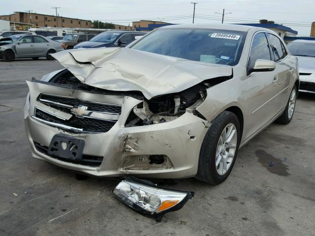 1G11C5SAXDF174751 - 2013 CHEVROLET MALIBU 1LT GOLD photo 2