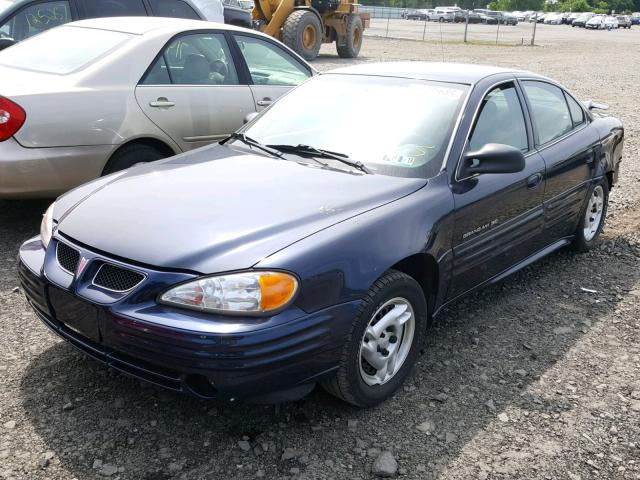 1G2NE52T7YM816157 - 2000 PONTIAC GRAND AM S Mavi foto 2
